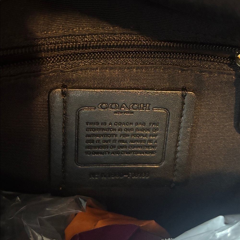 Coach Leather Backpack - image 5